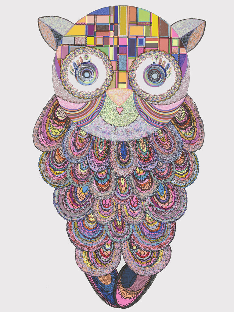 Mondrian owl